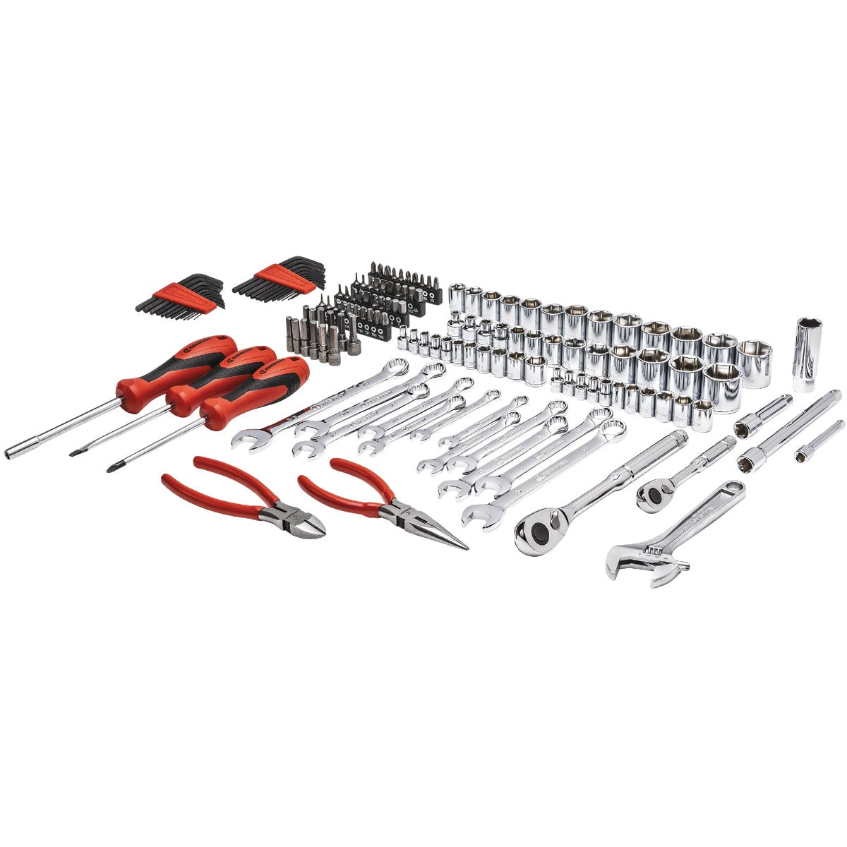 Crescent 1/4 In. and 3/8 In. Drive 6-Point SAE/Metric Professional Tool Set (150-Piece)