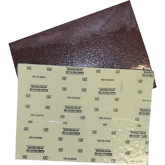 Virginia Abrasives 12 In. x18 In. 100 Grit Floor Sanding Sheet for Flecto Buff