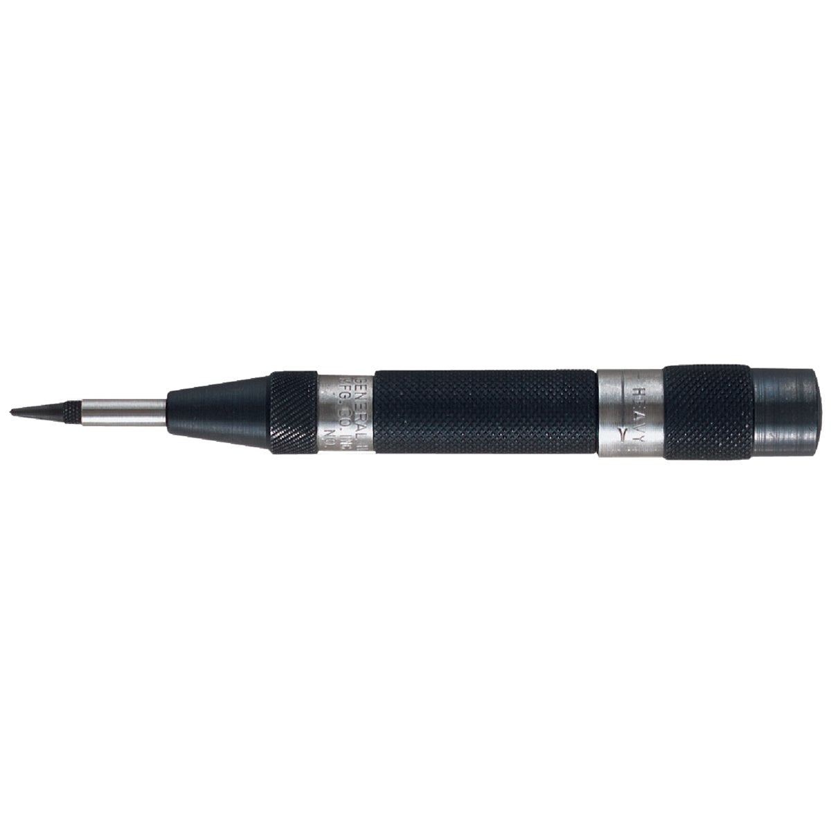 General Tools 5 In. x 1/2 In. Steel Automatic Center Punch