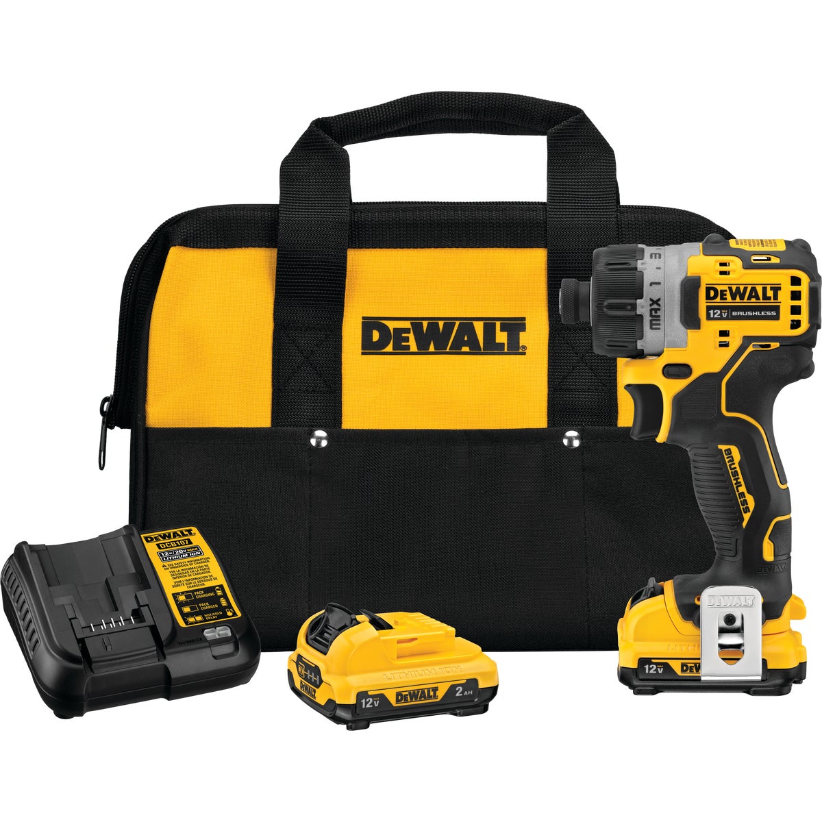 DeWalt XTREME 12V MAX Lithium-Ion 1/4 In. Brushless Cordless Screwdriver Kit