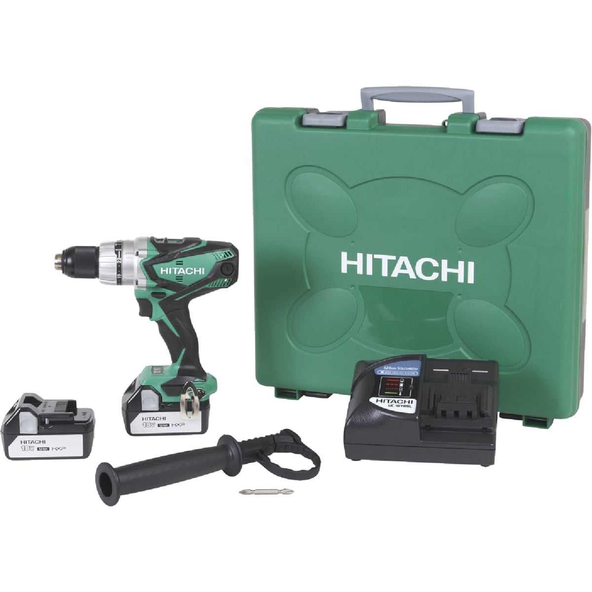 Hitachi 18 Volt Lithium-Ion 1/2 In. Cordless Hammer Drill Kit