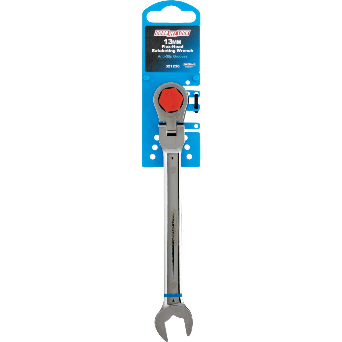 Channellock Metric 13 mm 12-Point Ratcheting Flex-Head Wrench