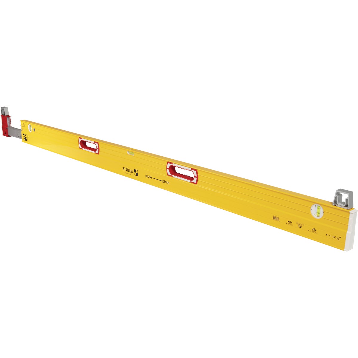 Stabila 6 Ft. to 10 Ft. Aluminum Extendable Plate to Plate Box Level