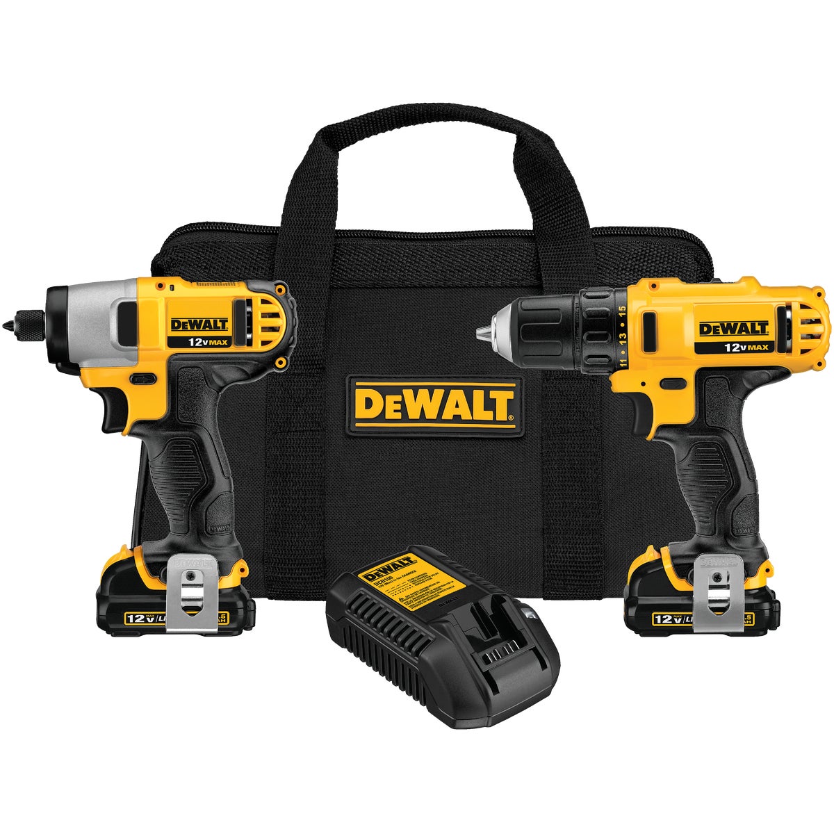 DeWalt XTREME 2-Tool 12 Volt MAX Lithium-Ion Brushless Drill & Impact Driver Cordless Tool Combo Kit