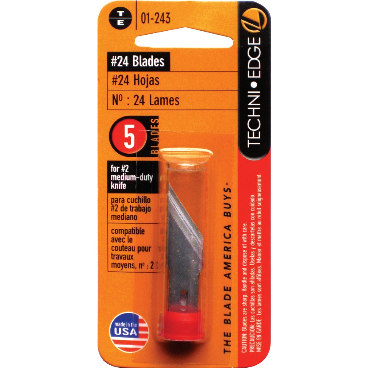 Techni Edge No. 24 Hobby Blades (5-Pack)