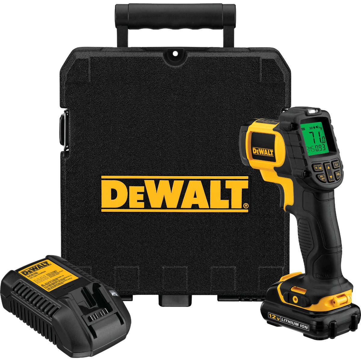 DeWalt 12V MAX Infrared Thermometer Kit