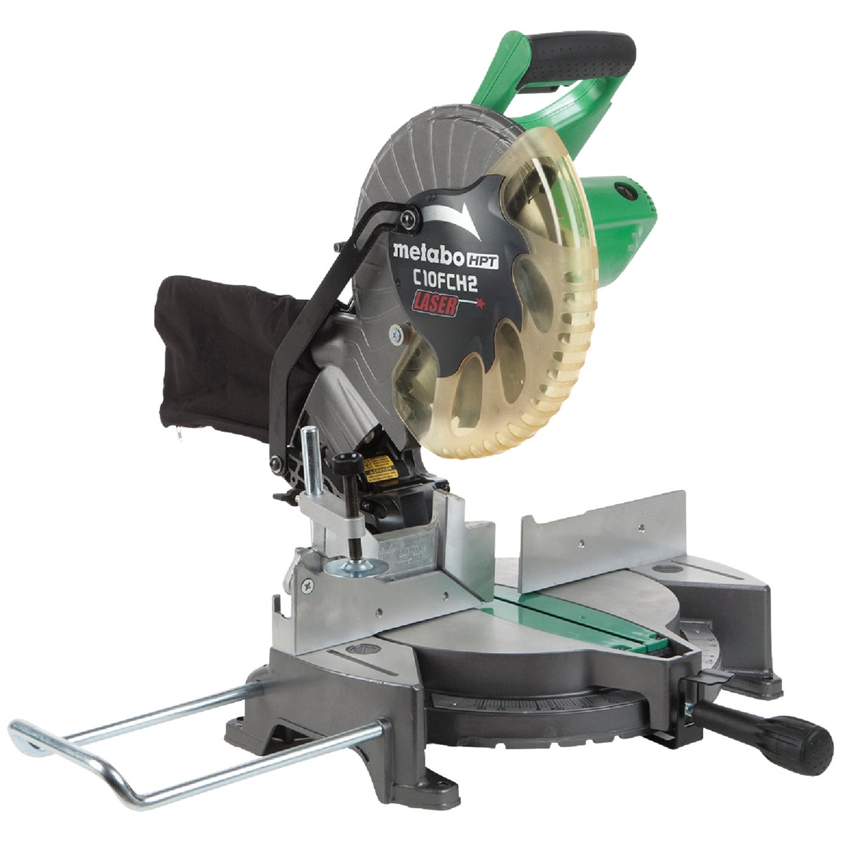 Metabo HPT 10 In. 15-Amp Compound Miter Saw with Laser Marker System