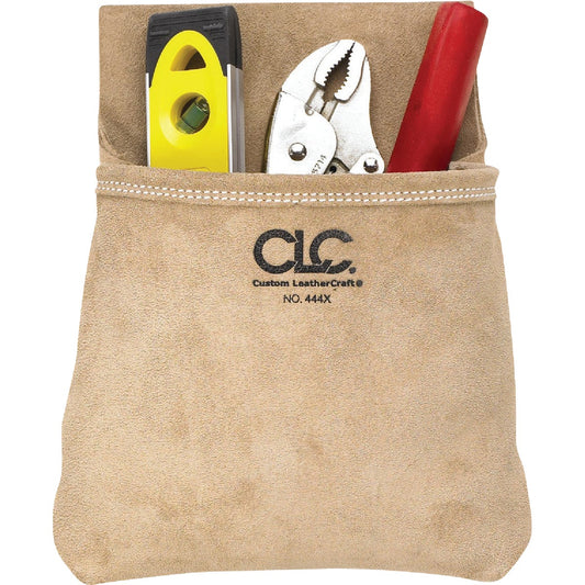 CLC Single Pocket Suede Leather Nail & Tool Bag