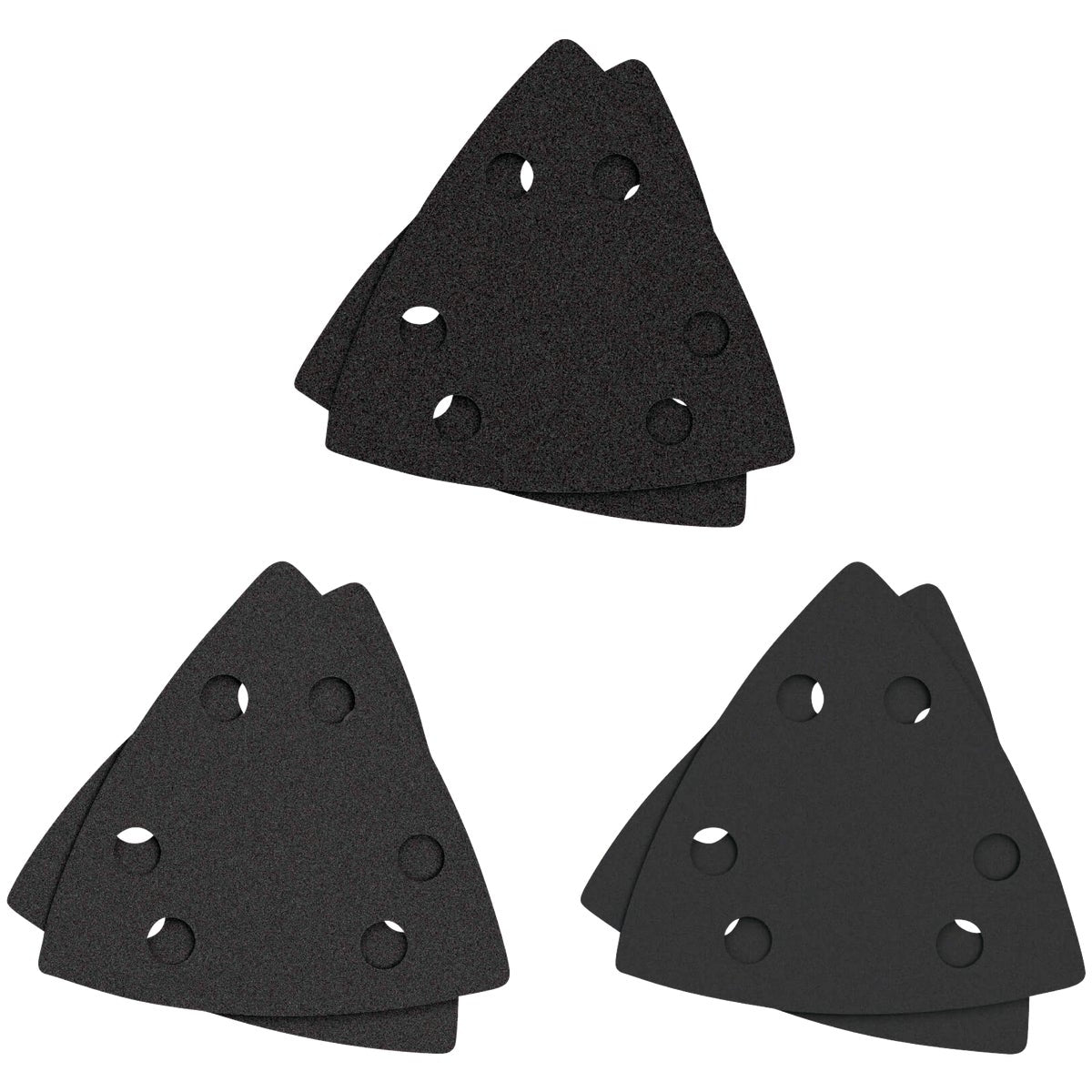 Imperial Blades 60/120/240 Grit Oscillating Multi-Tool Triangle Sandpaper Variety Pack (6-Pack)