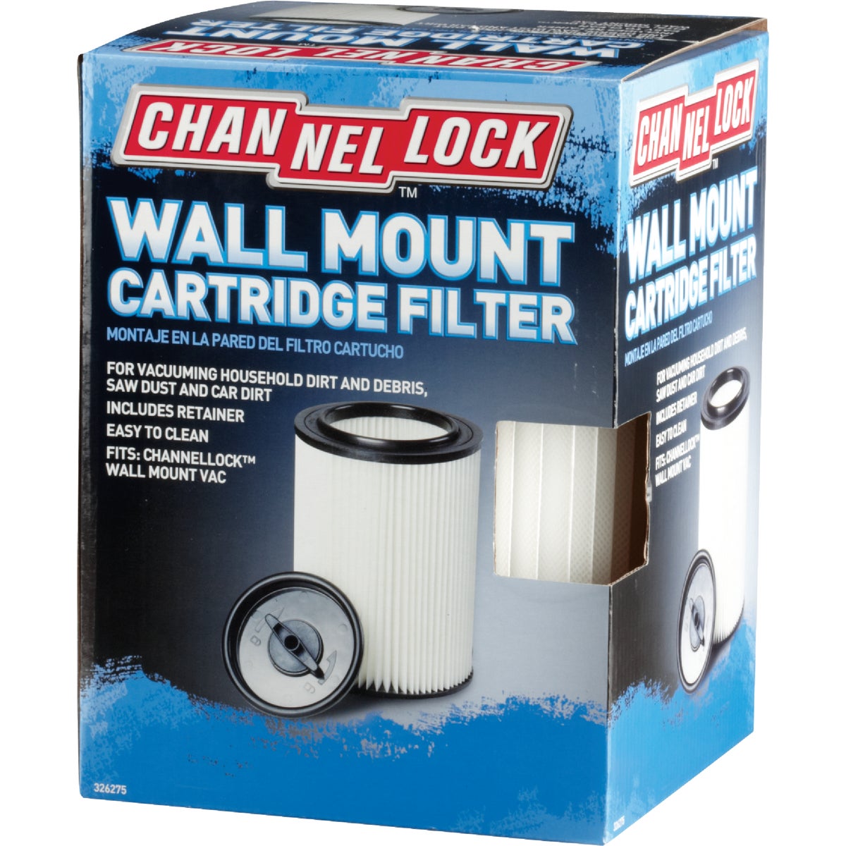 Channellock VacMaster Cartridge Standard Channellock VWM510D Wet/Dry Vacuum Filter