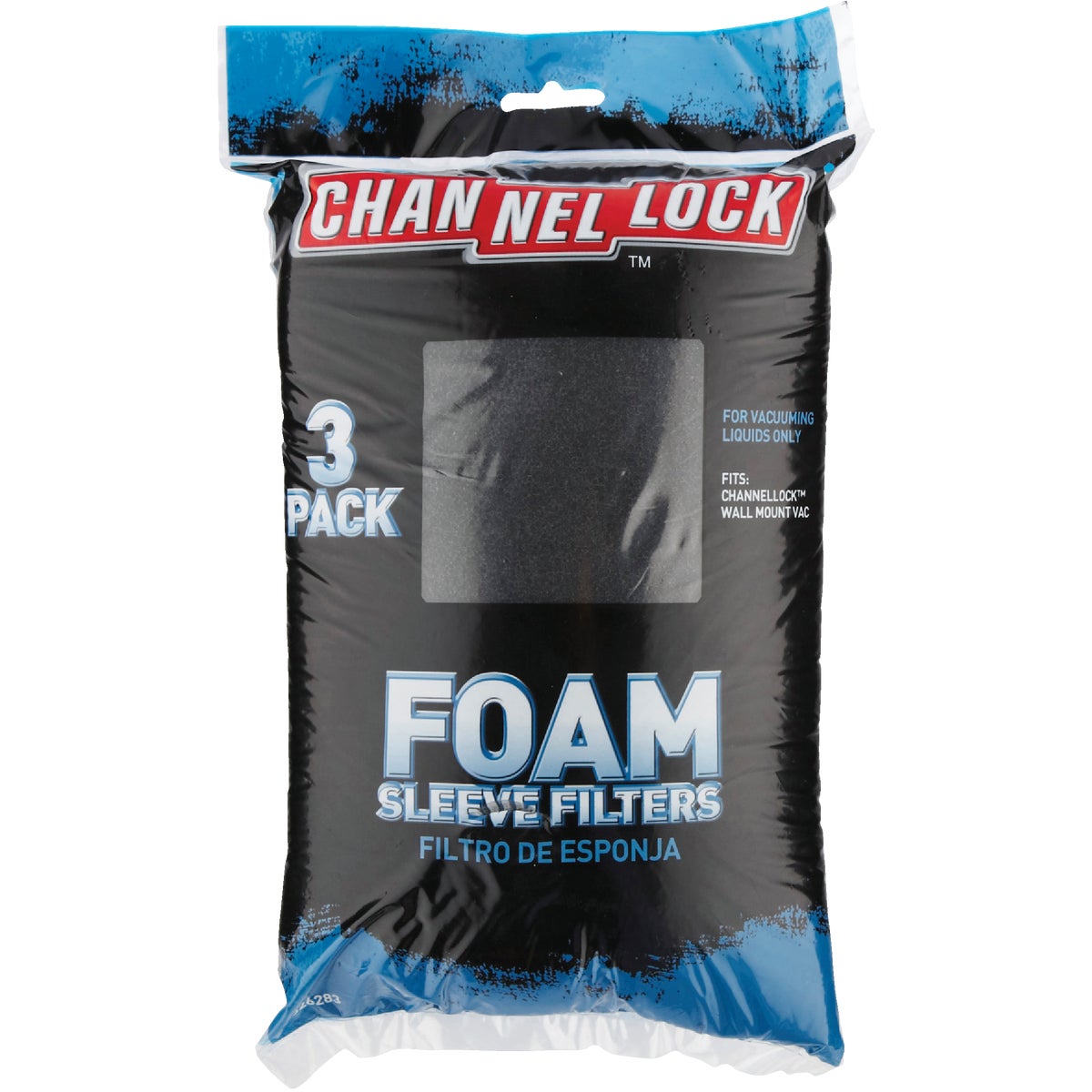 Channellock VacMaster Foam Standard Channellock VWM510D Wet/Dry Vacuum Filter (3-Pack)