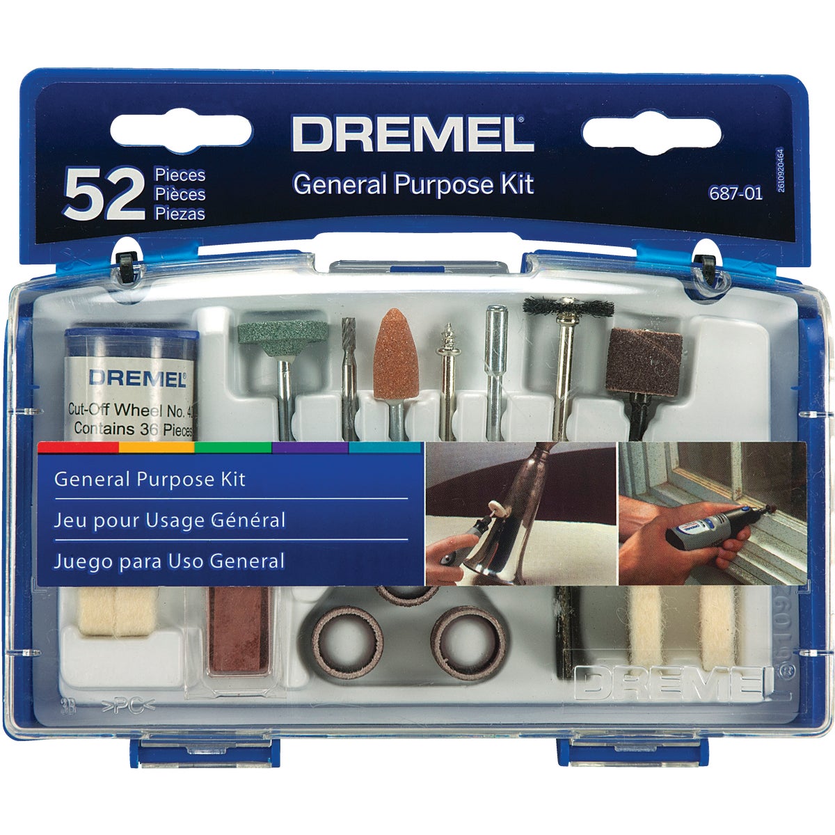 Dremel General Purpose Rotary Tool Accessory Kit (52-Piece)