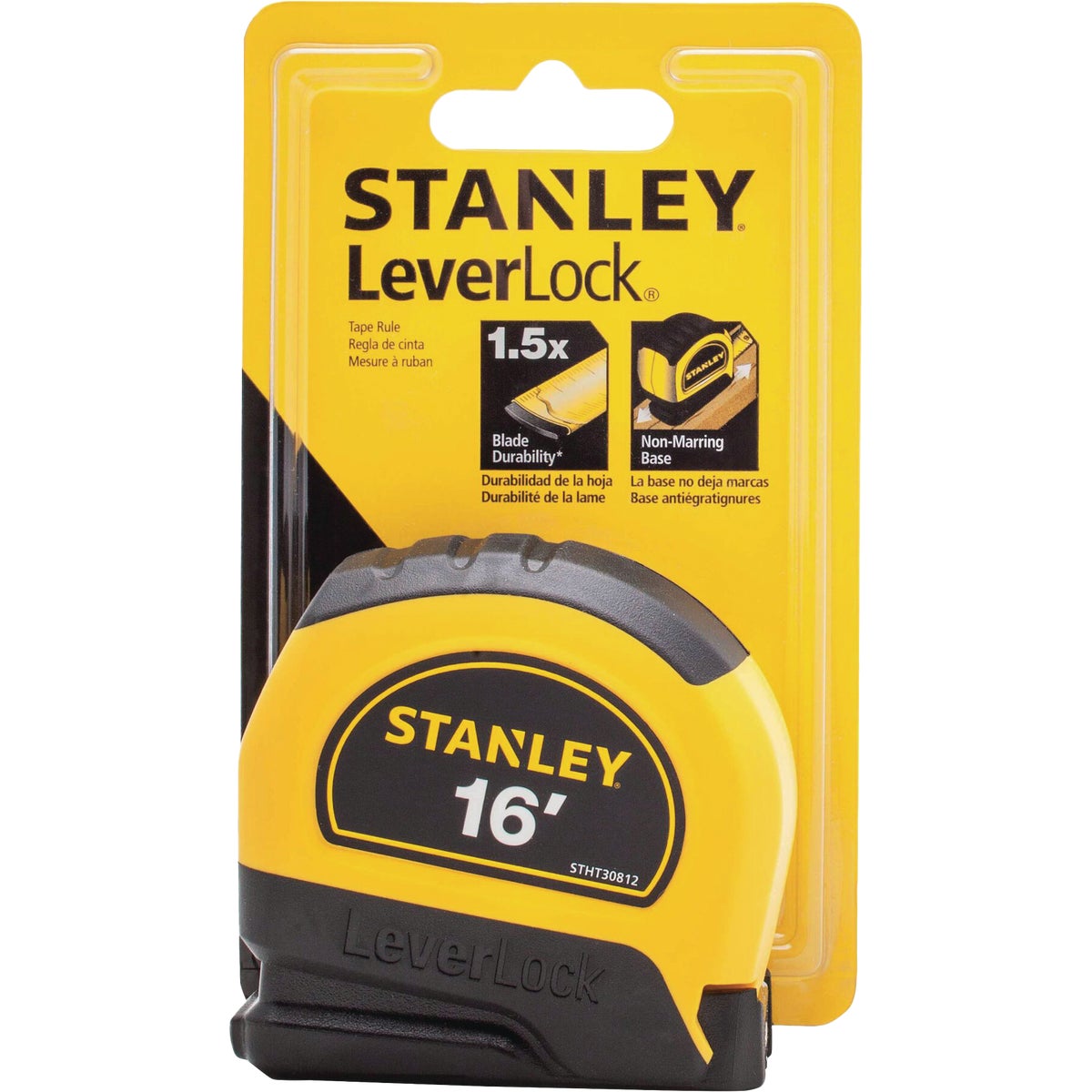 Stanley LeverLock 16 Ft. Tape Measure