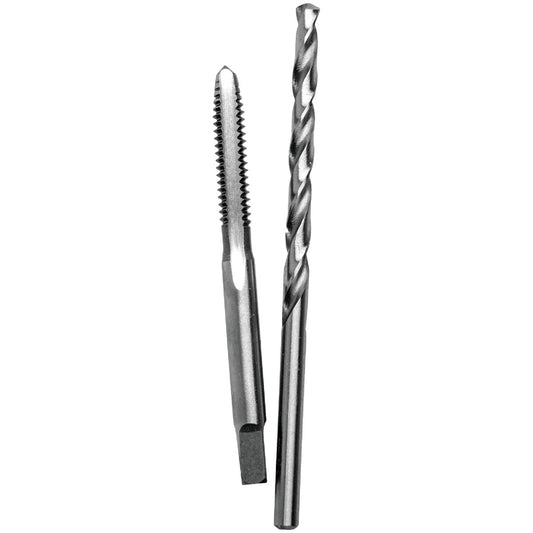 Century Drill & Tool  8-32 National Coarse Carbon Steel Tap-Plug  and #29 Wire Gauge Drill Bit