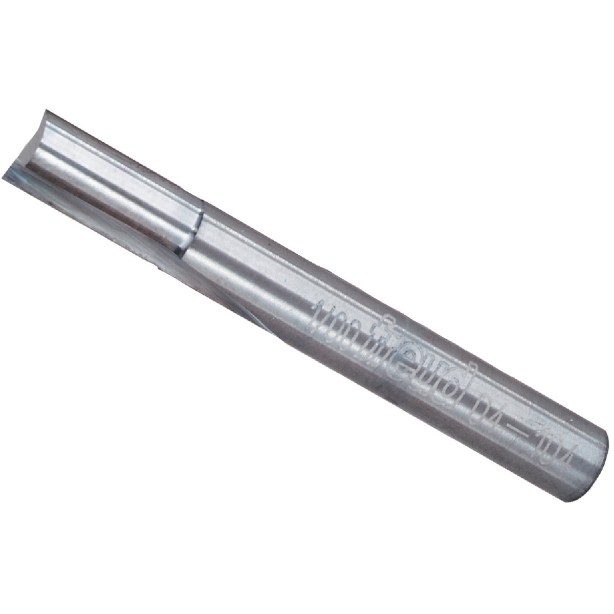 Freud Carbide Tip 1/4 In. Double Flute Straight Bit