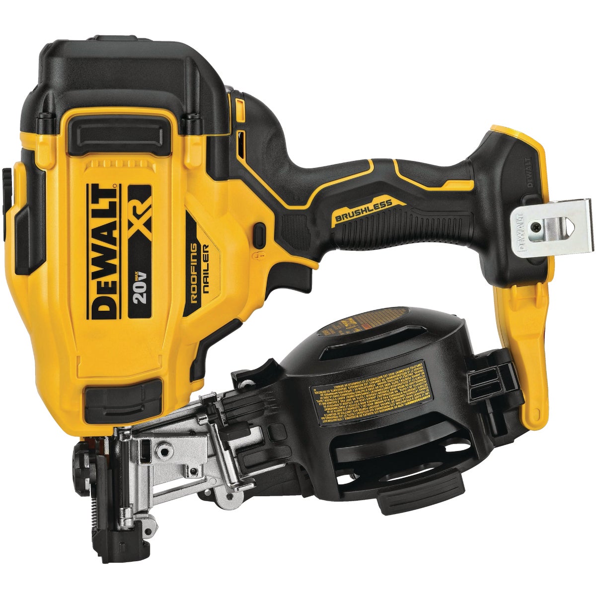 DeWAlt 20V MAX 15 Degree Cordless Coil Roofing Nailer (Bare Tool)