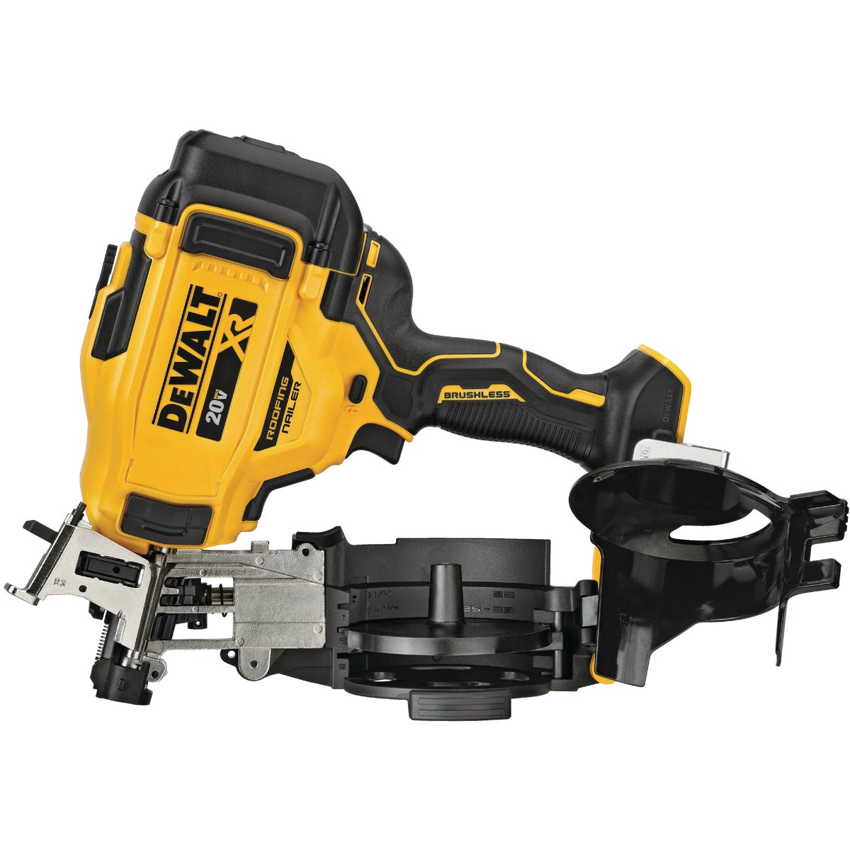 DeWAlt 20V MAX 15 Degree Cordless Coil Roofing Nailer (Bare Tool)