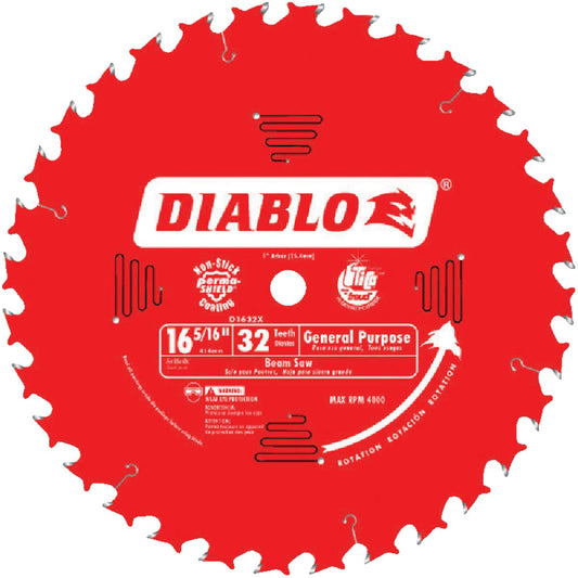 Diablo 16-5/16 In. 32-Tooth General Purpose Beam Cutting Circular Saw Blade