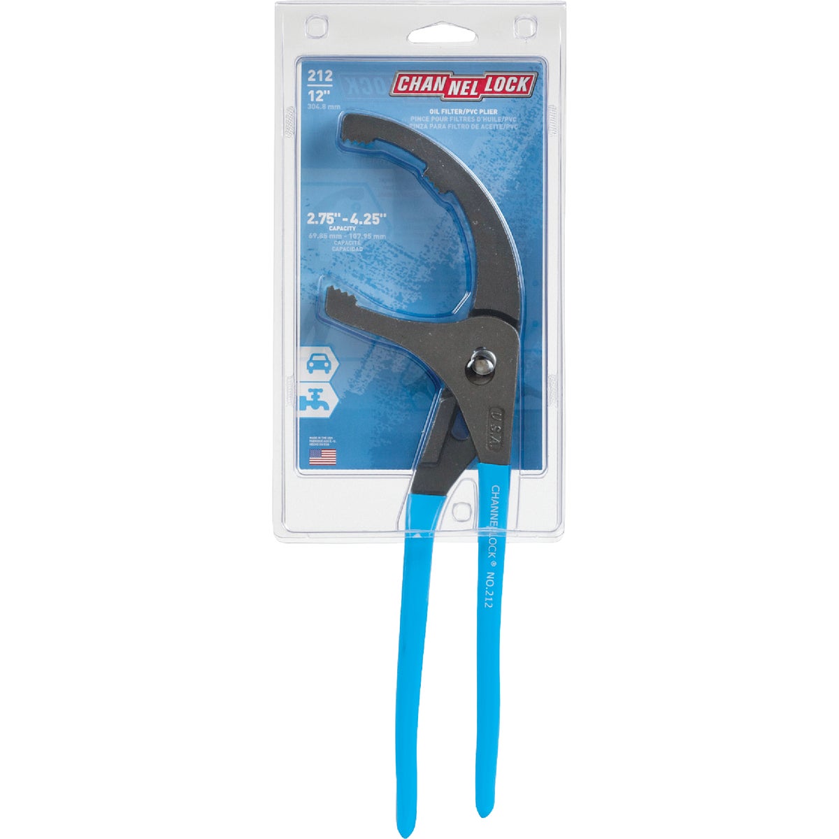 Channellock 12 In. Steel PVC/Oil Filter Pliers