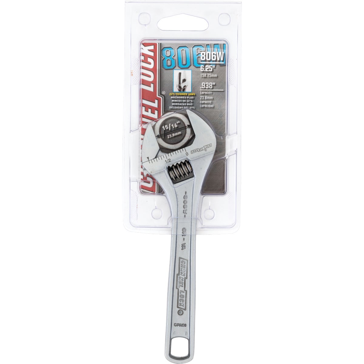 Channellock 6 In. Adjustable Wrench