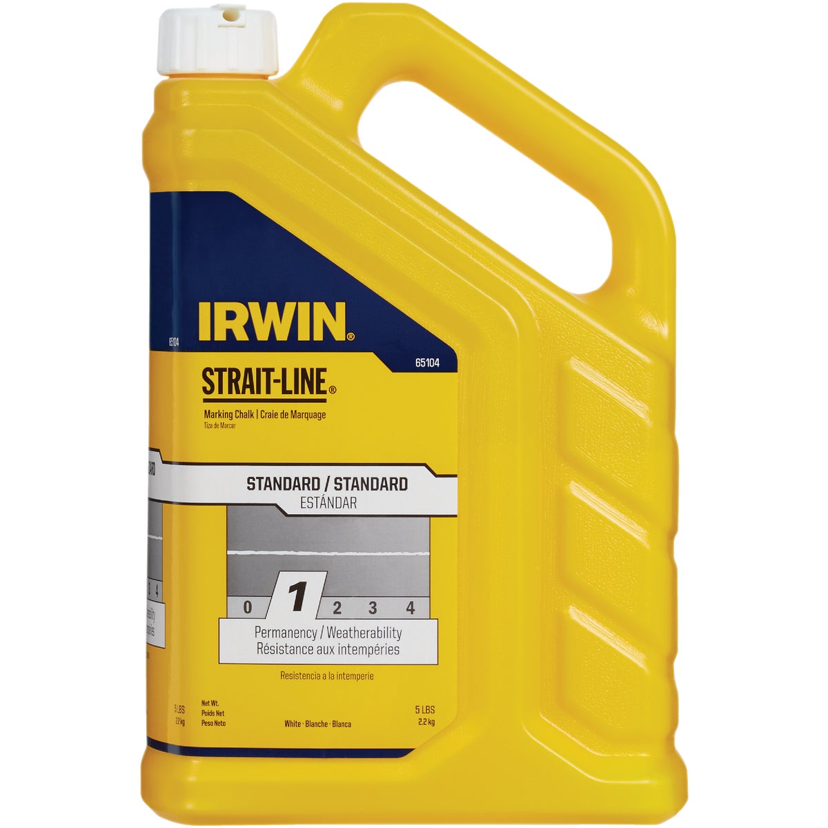 Irwin STRAIT-LINE 5 Lb. Standard White Marking Chalk