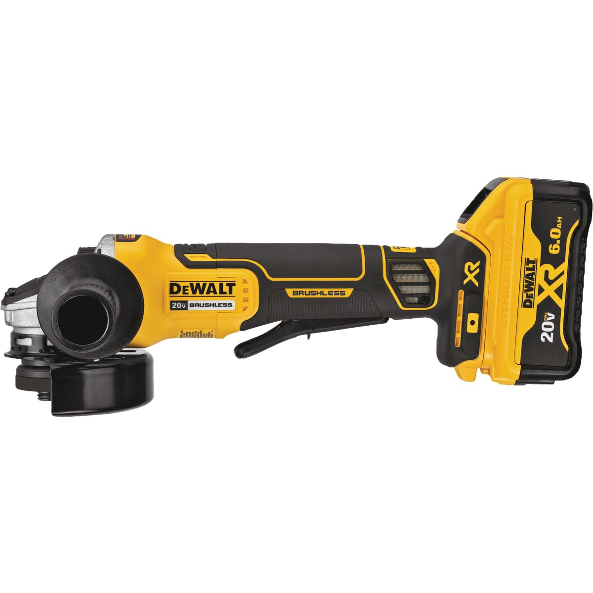 DeWalt 20V MAX XR Lithium-Ion 4-1/2 In. Brushless Paddle Switch Cordless Angle Grinder Kit w/Kickback Brake