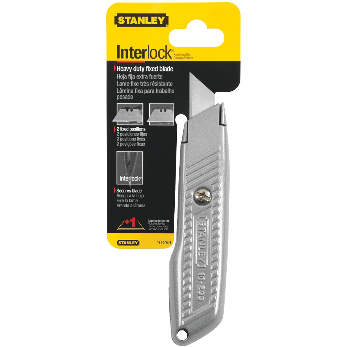 Stanley Interlock Fixed Straight Utility Knife