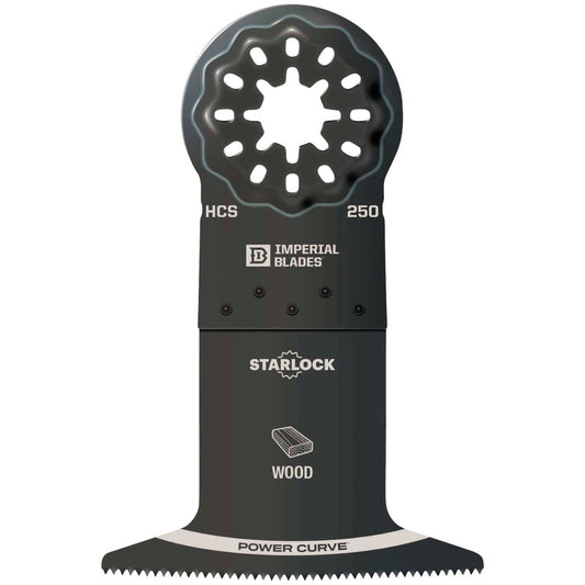 Imperial Blades Starlock 2-1/2 In. High Carbon Steel Standard Power Curve Wood Oscillating Blade