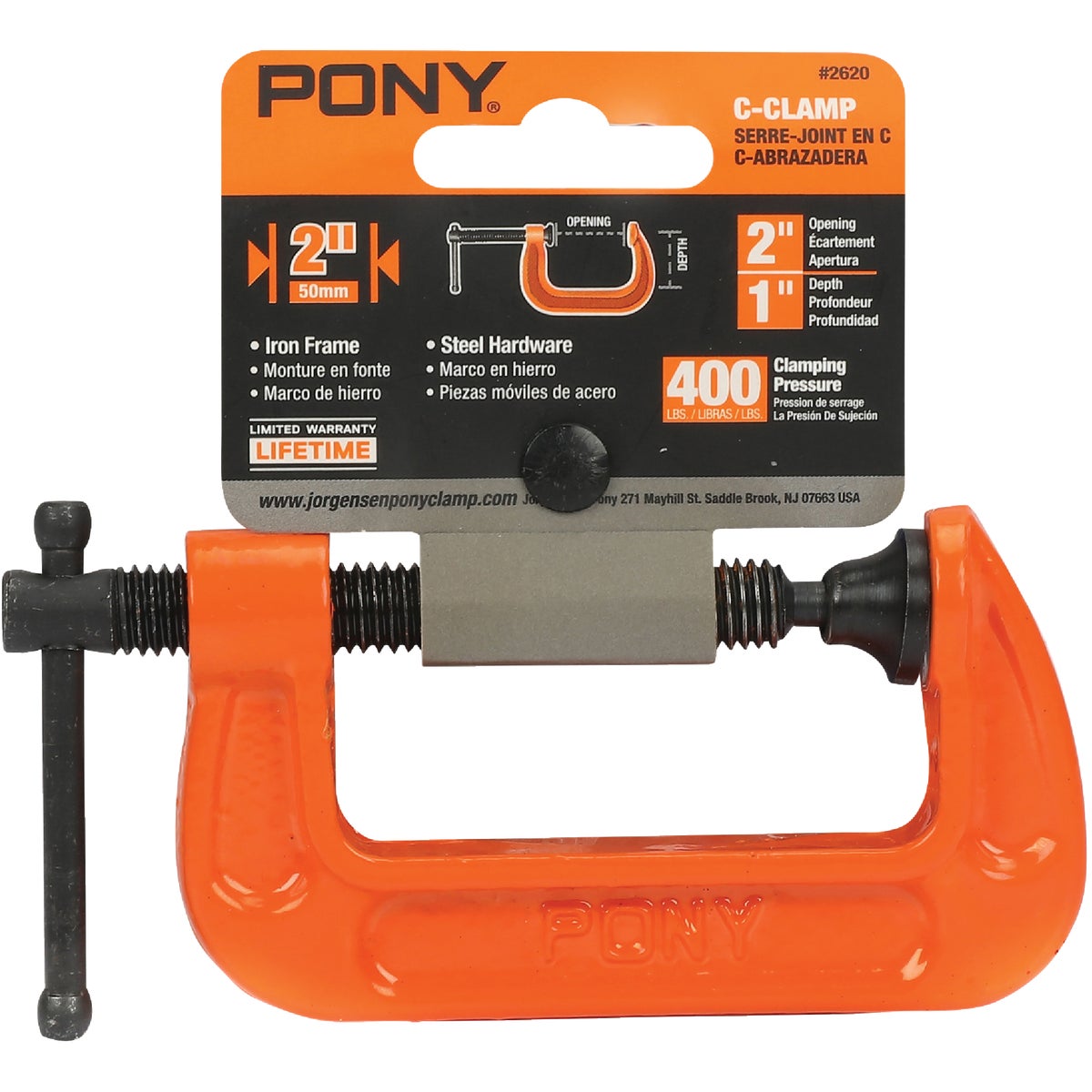 Pony 2 In. Light-Duty C-Clamp