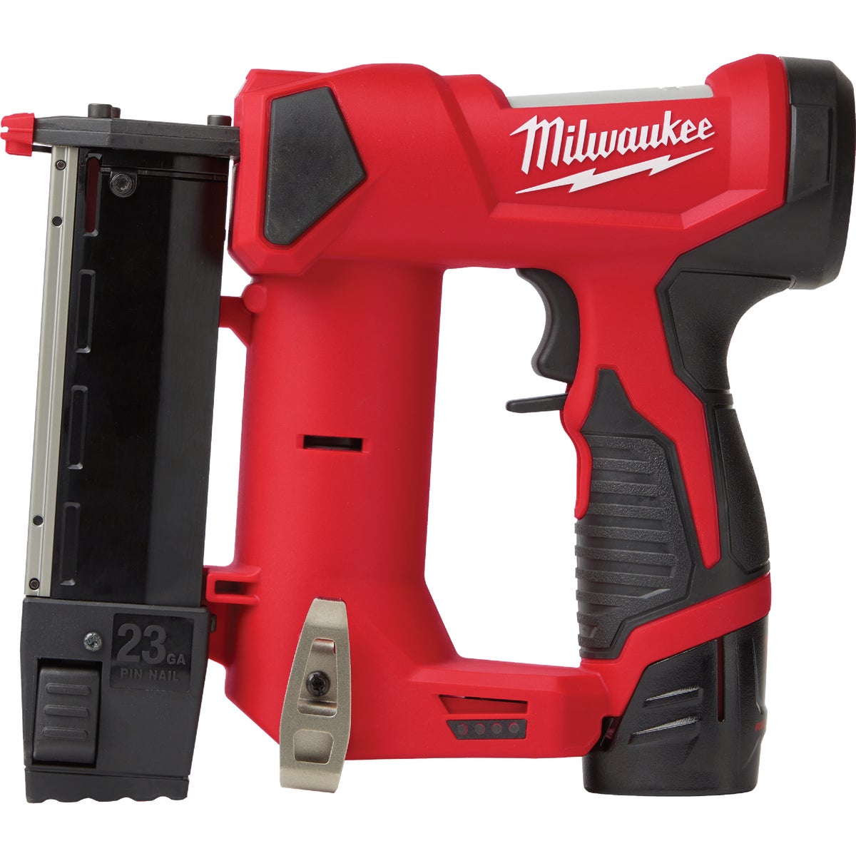 Milwaukee M12 12-Volt Lithium-Ion 23-Gauge Cordless Pin Nailer Kit