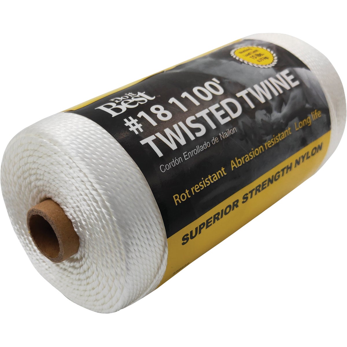 Do it Best #18 x 1100 Ft. White Nylon Twisted Twine