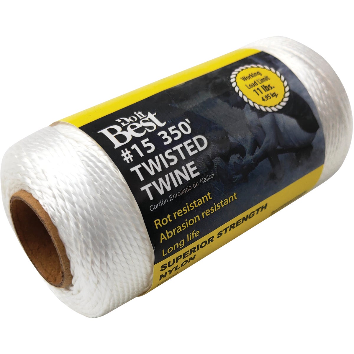 Do it Best #15 x 350 Ft. White Nylon Twisted Twine