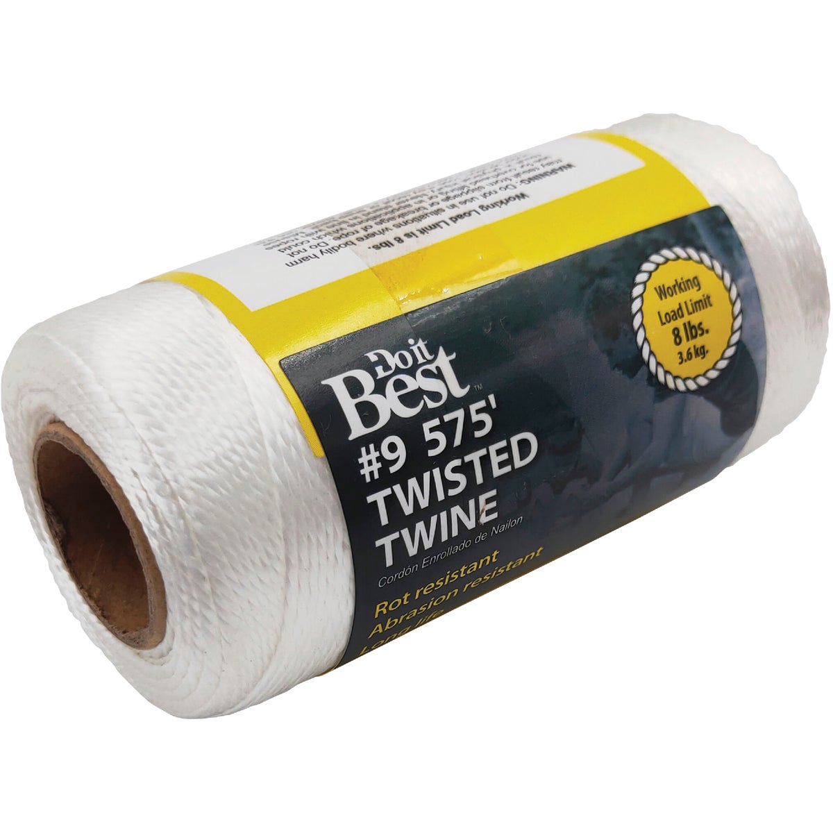 Do it Best #9 x 575 Ft. White Nylon Twisted Twine