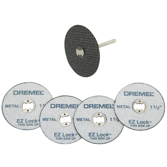 Dremel EZ Lock Mandrel and Cut-Off Wheel Starter Rotary Tool Accessory Kit (5-Piece)