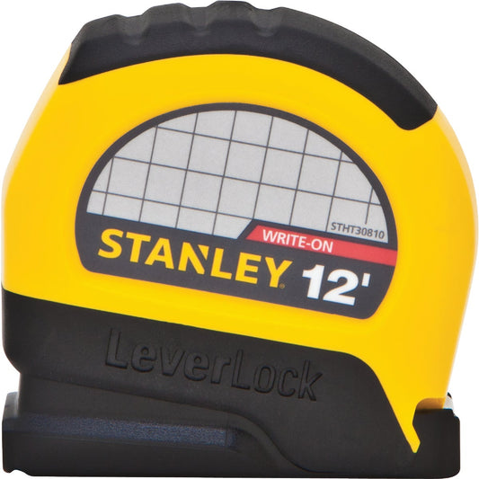 Stanley LeverLock 12 Ft. Tape Measure