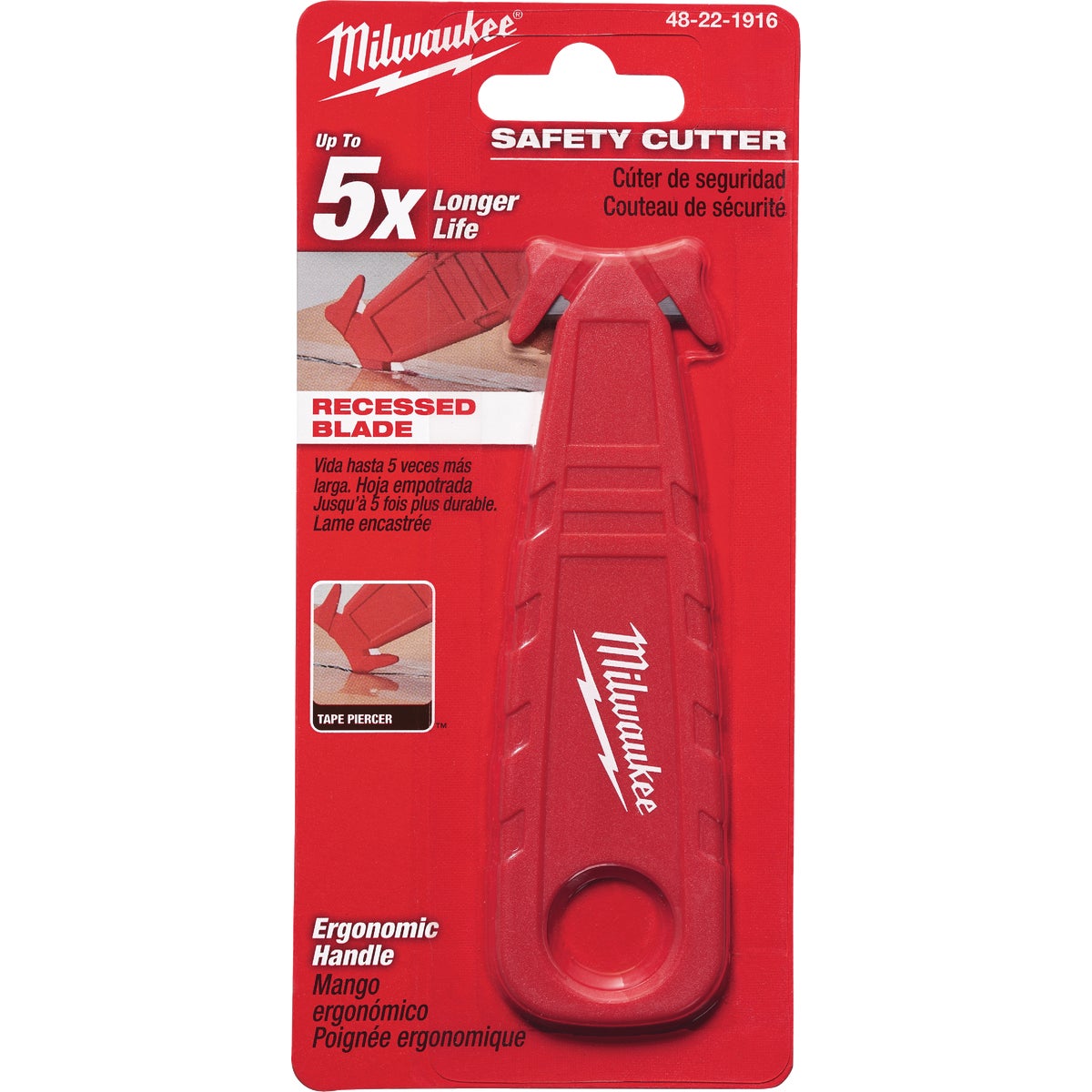 Milwaukee Retractable Safety Box Cutter