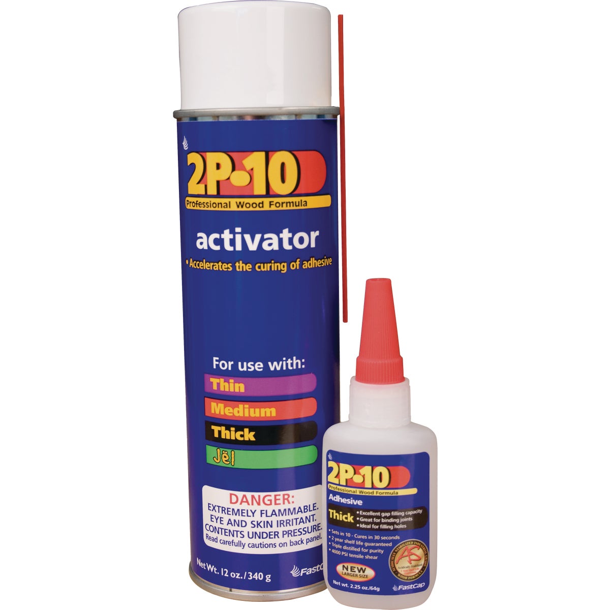 FastCap 2P-10 Thick Adhesive Epoxy Solo Kit