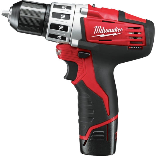 Milwaukee M12 12 Volt Lithium-Ion 3/8 In. Cordless Drill Kit