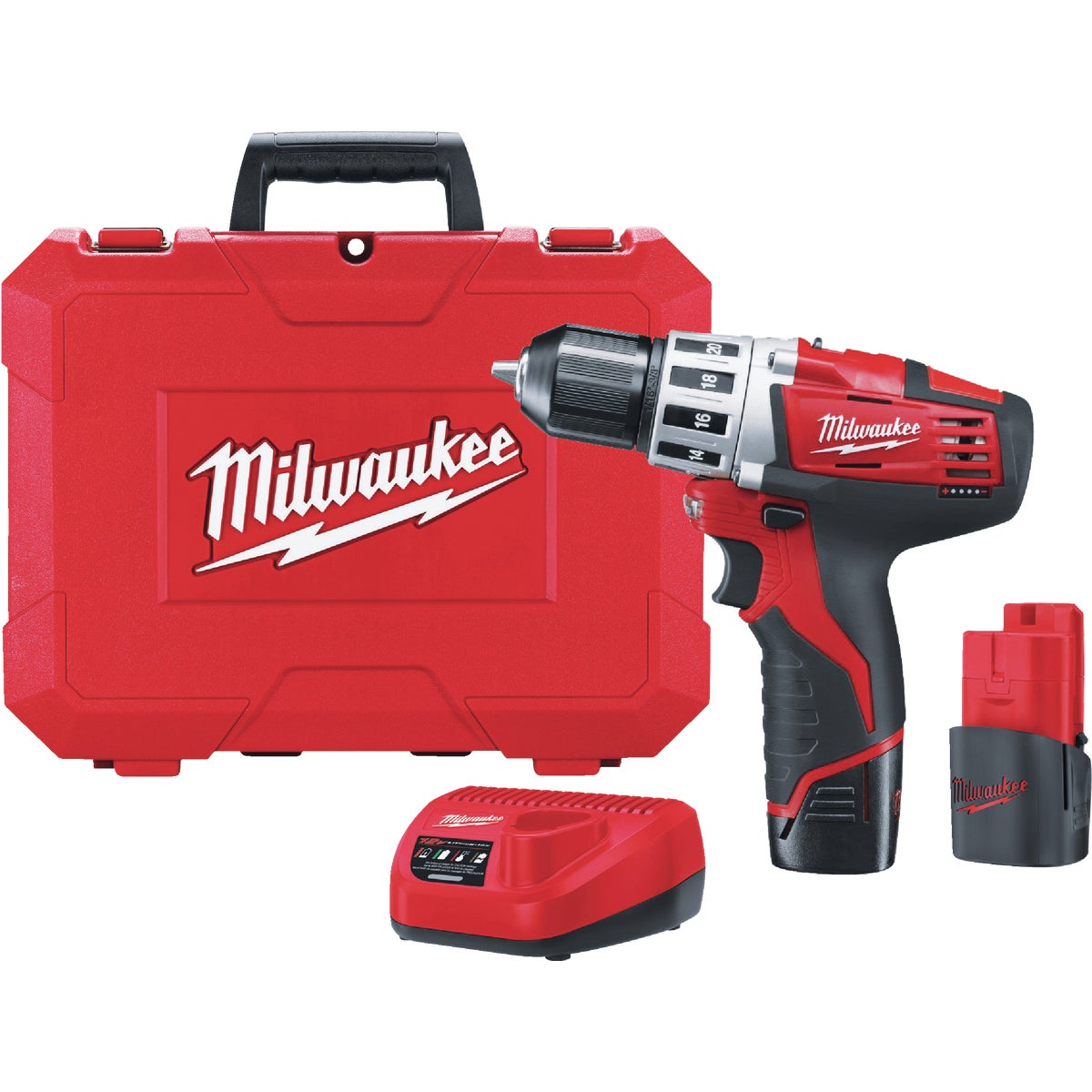 Milwaukee M12 12 Volt Lithium-Ion 3/8 In. Cordless Drill Kit