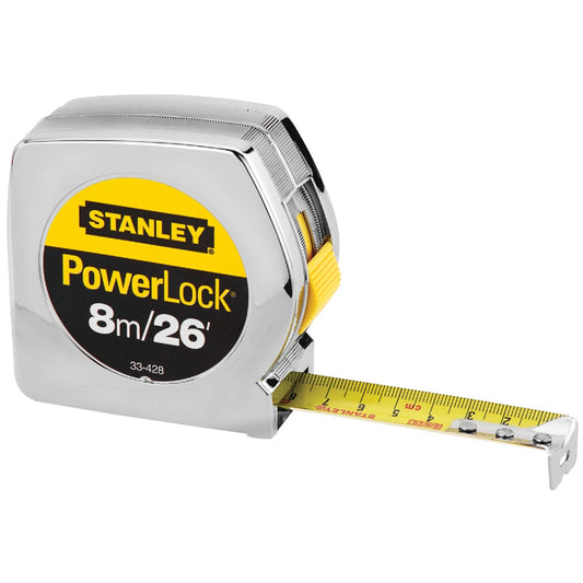 Stanley PowerLock 8m/25 Ft. Classic Tape Measure