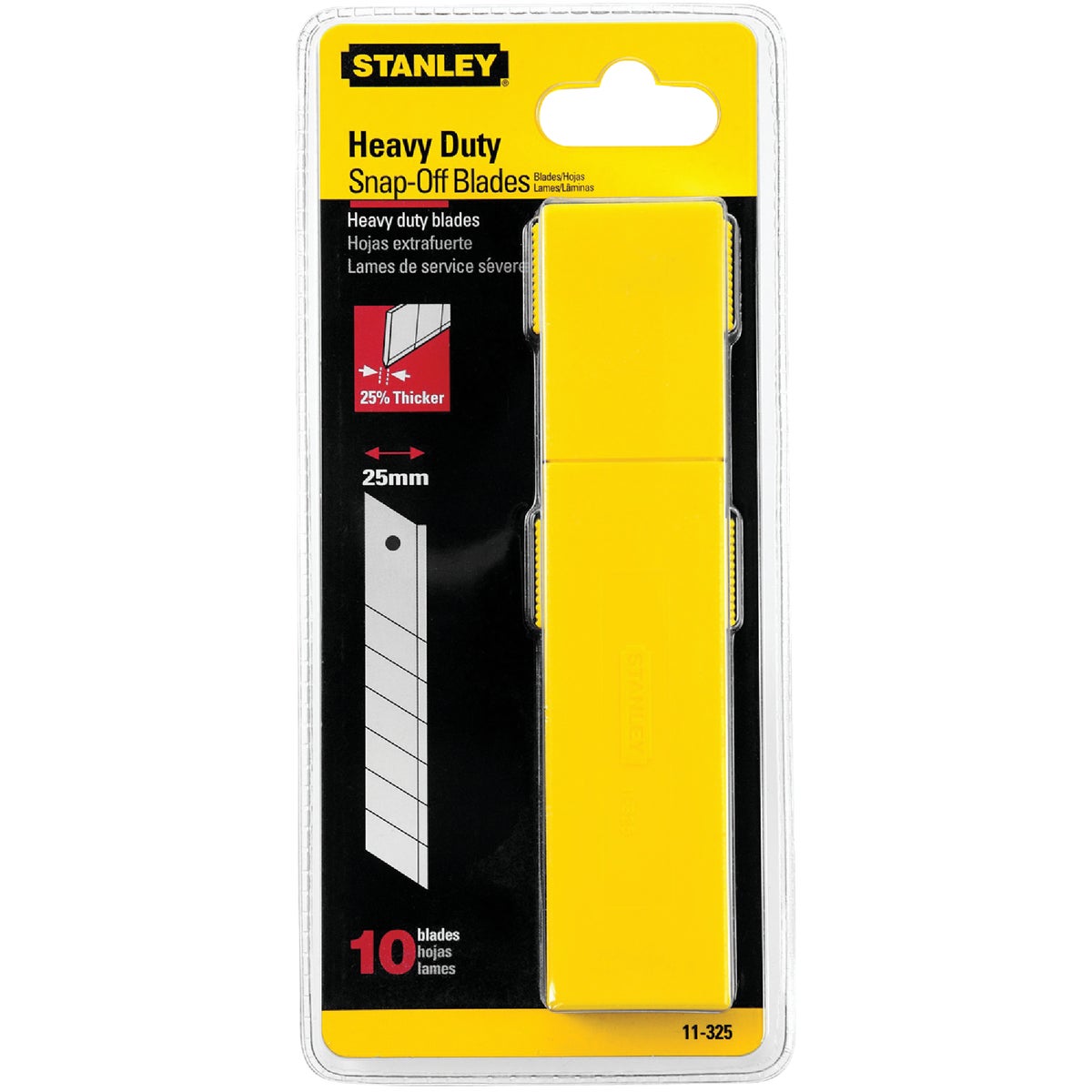 Stanley QuickPoint 25mm 7-Point Snap-Off Knife Blade (10-Pack)