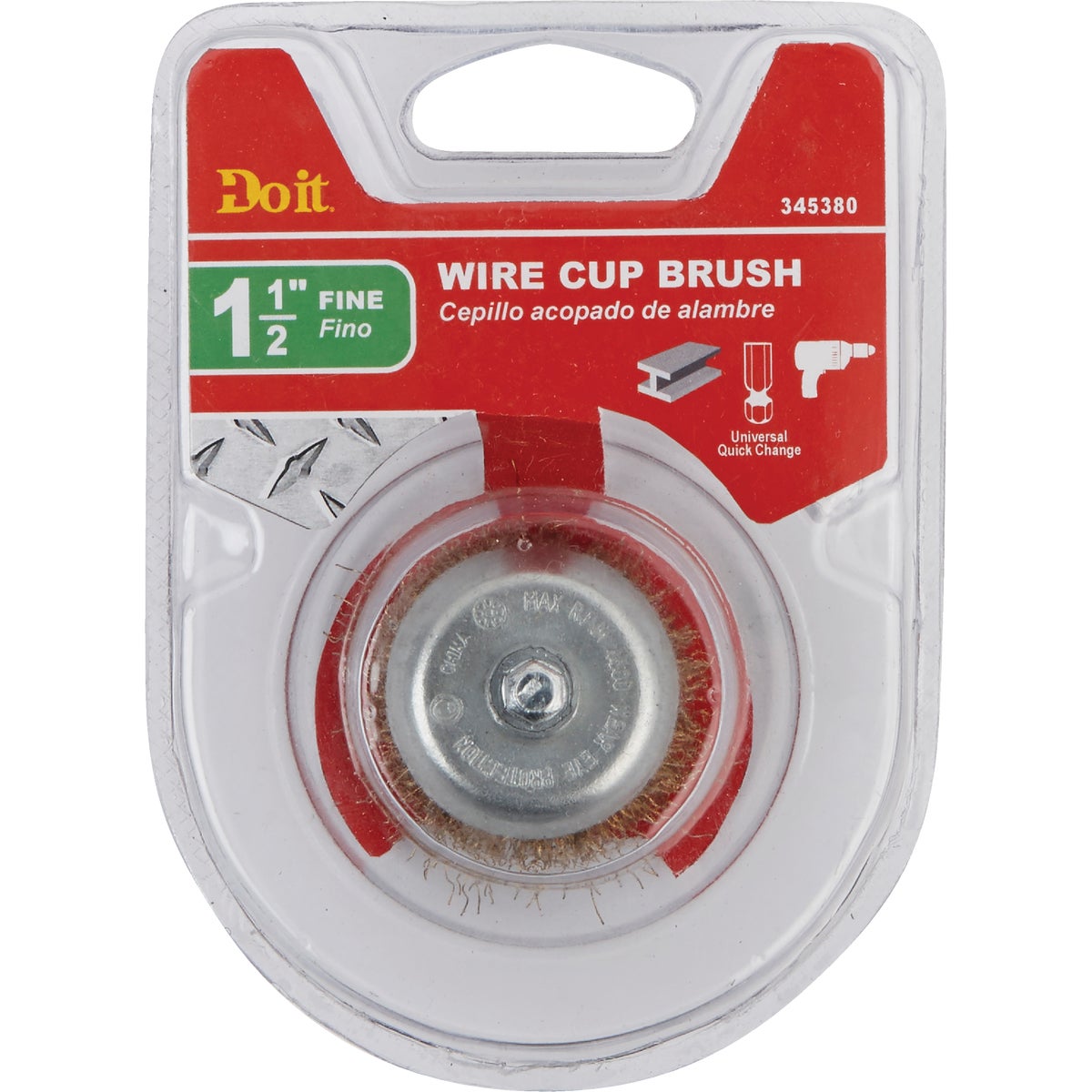 Do it 1-1/2 In. Fine Drill-Mounted Wire Brush