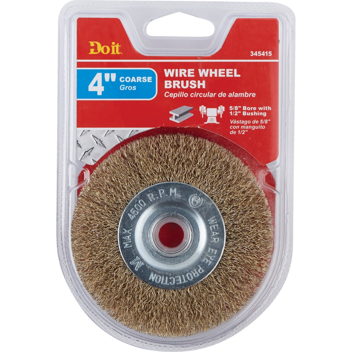 Do it 4 In. Coarse Bench Grinder Wire Wheel