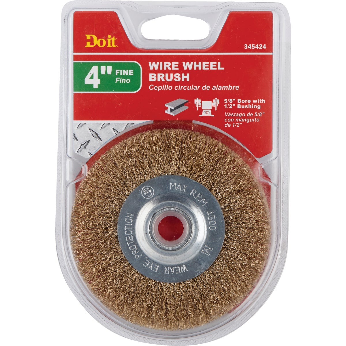 Do it 4 In. Fine Bench Grinder Wire Wheel