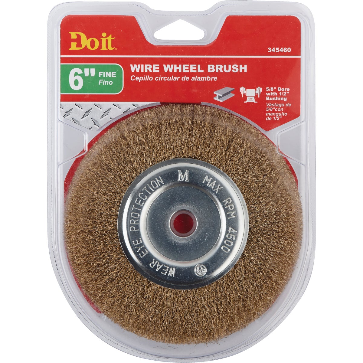 Do it 6 In. Fine Bench Grinder Wire Wheel