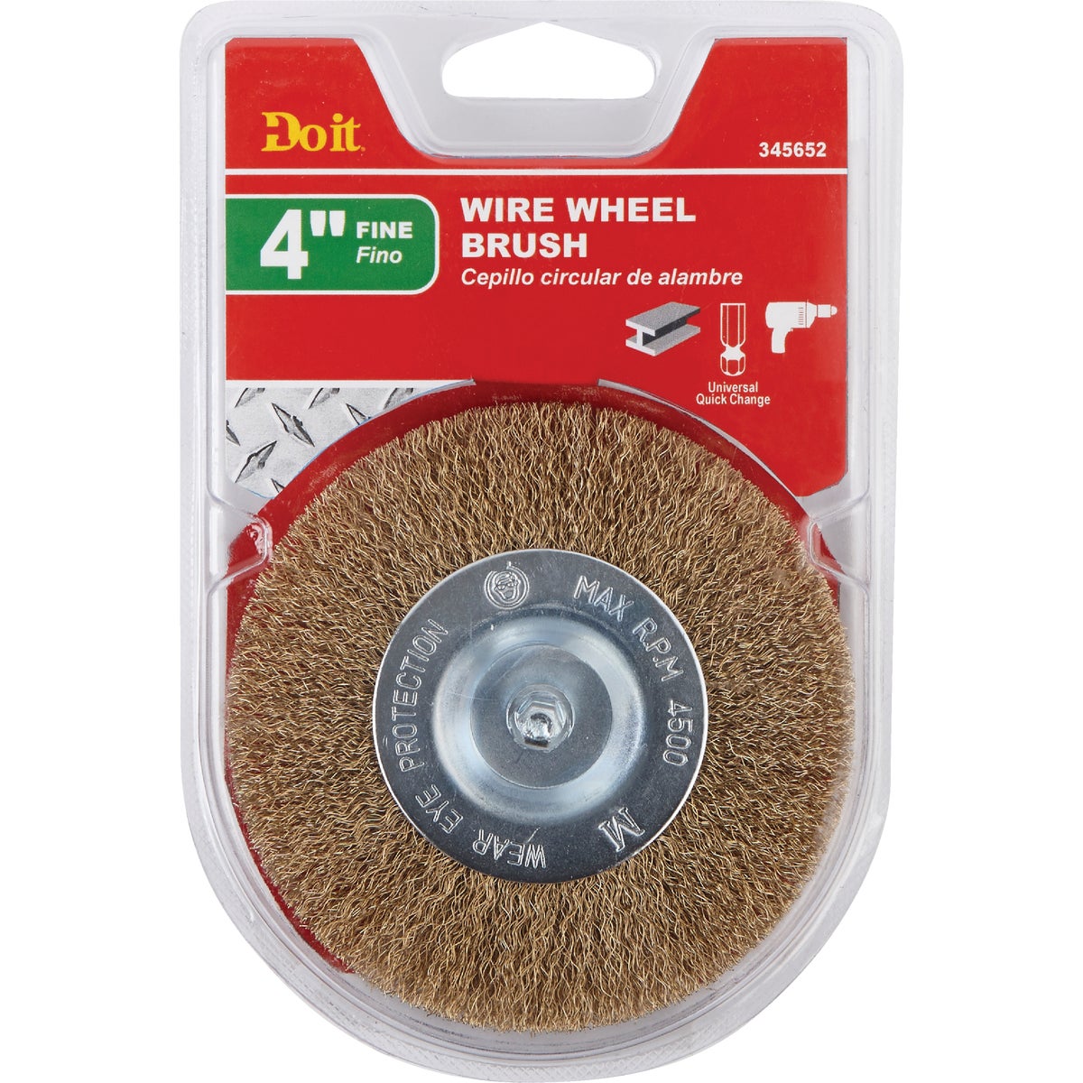 Do it 4 In. Mounted, Fine Drill-Mounted Wire Wheel