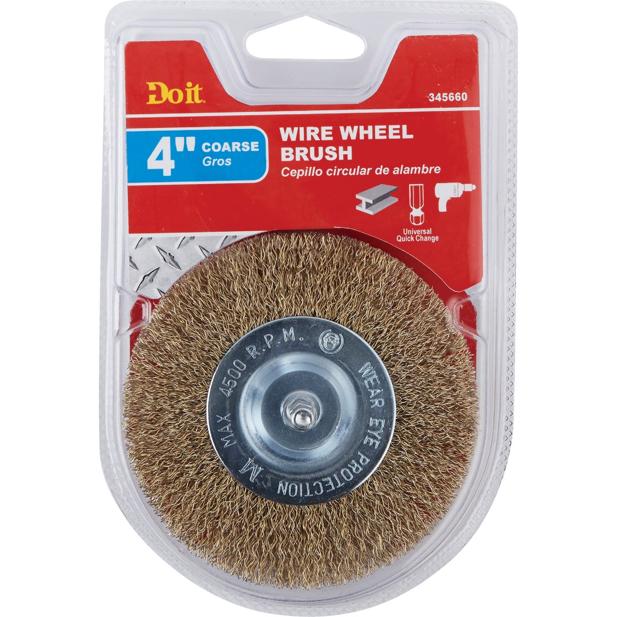 Do it 4 In. Mounted, Coarse Drill-Mounted Wire Wheel