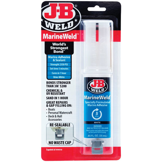 J-B Weld 0.85 Oz. MarineWeld Epoxy, Syringe