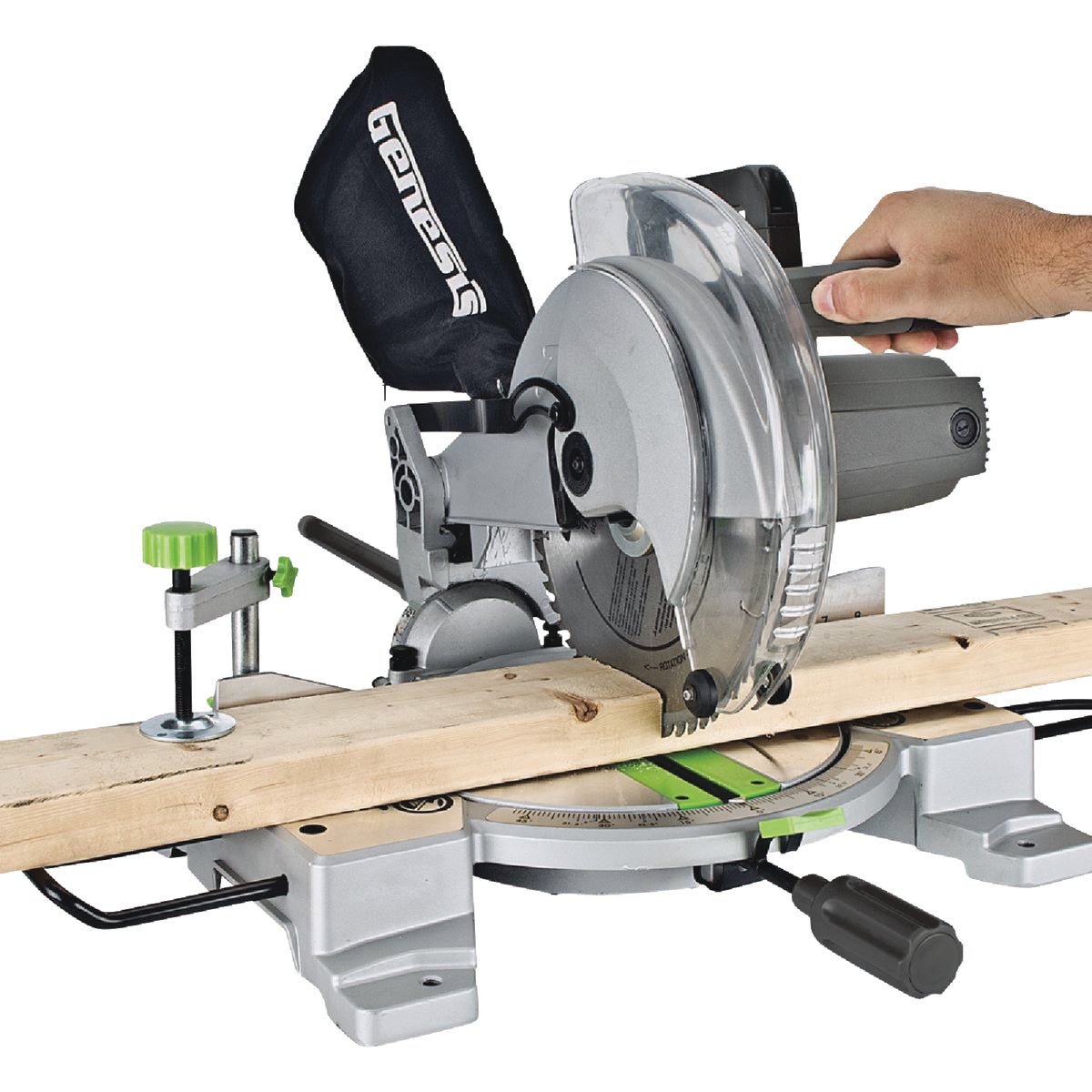 Genesis 10 In. 15-Amp Compound Miter Saw with Laser Guide