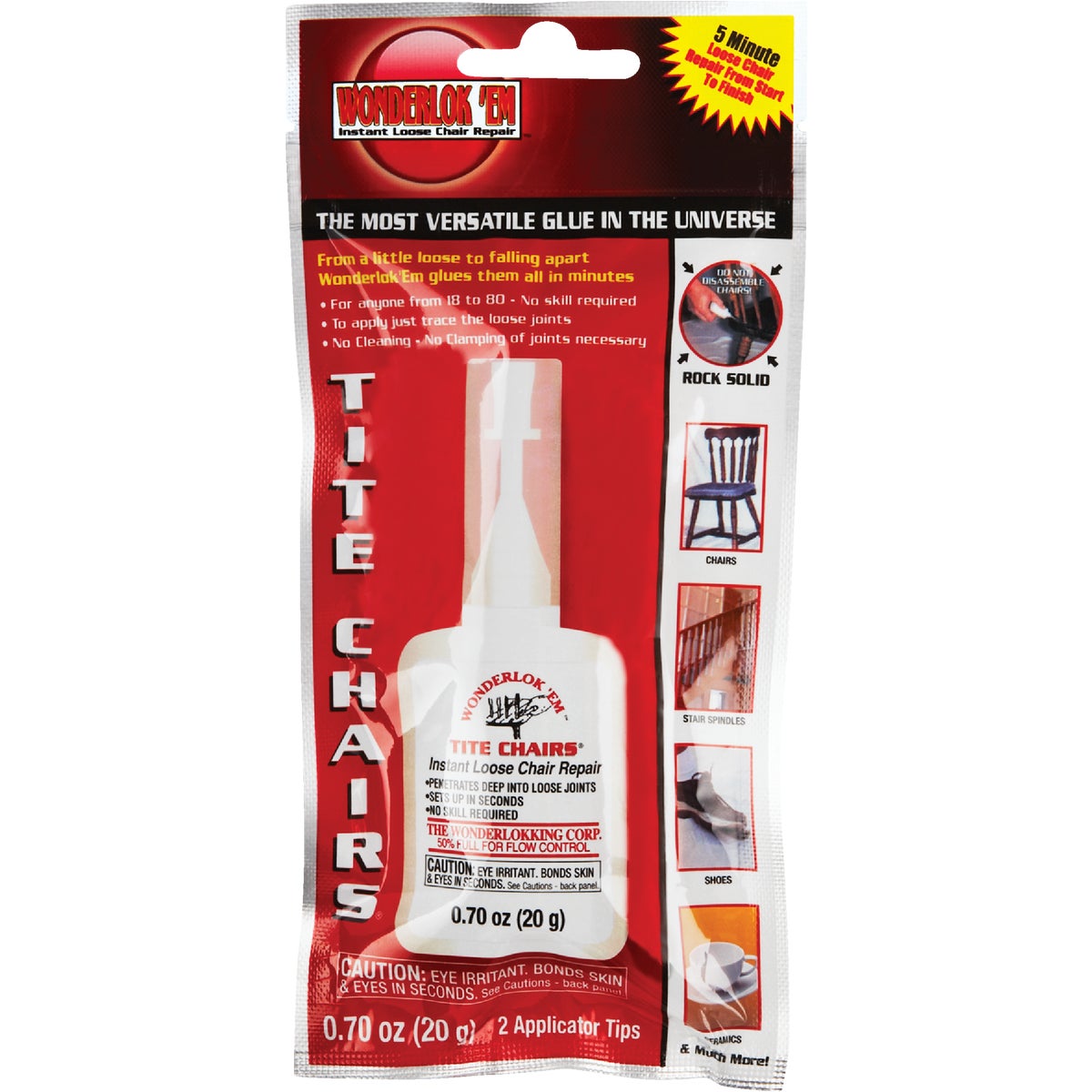 WONDERLOK 'EM 0.70 Oz. Chair Joint Adhesive